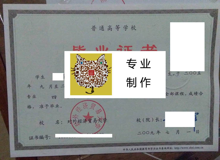 对外经济贸易大学2009毕业证 拷贝.jpg